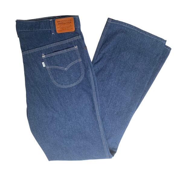 Vintage 1980 Levi 549’s-White Label-Levi's For Men-Size 38-Blue Jeans Denim - Picture 3 of 16